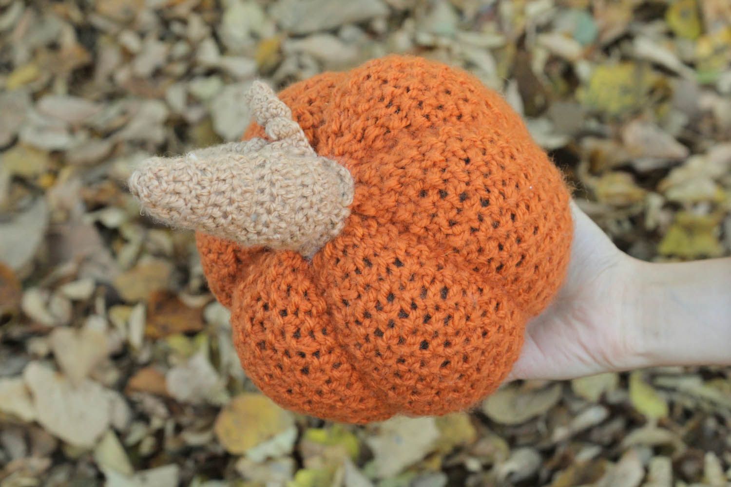 Crocheted pumpkin photo 5