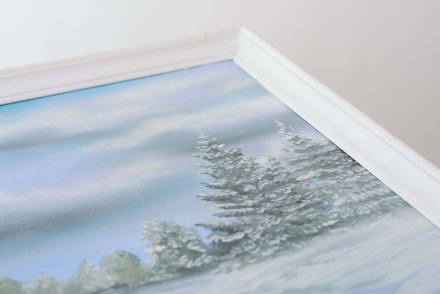 Oil painting Frosty Day photo 3
