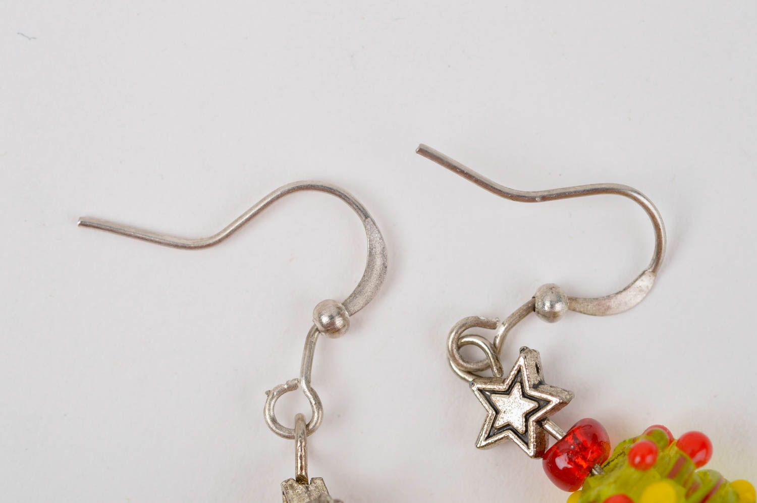 Stylish handmade glass earrings glass art handmade jewellery gifts for her photo 4