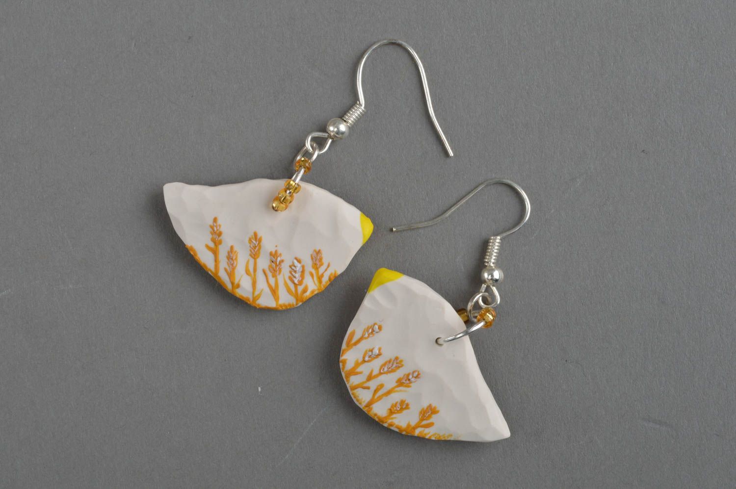 Handmade plastic earrings polymer clay ideas fashion accessories gift ideas photo 2