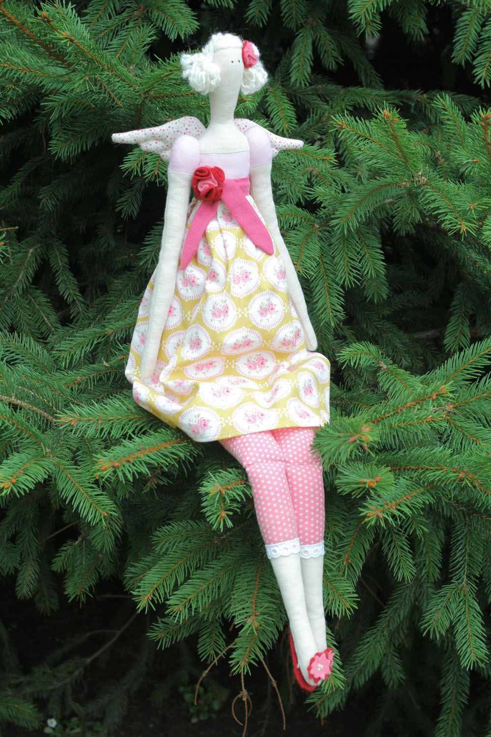 Handmade textile doll  photo 1