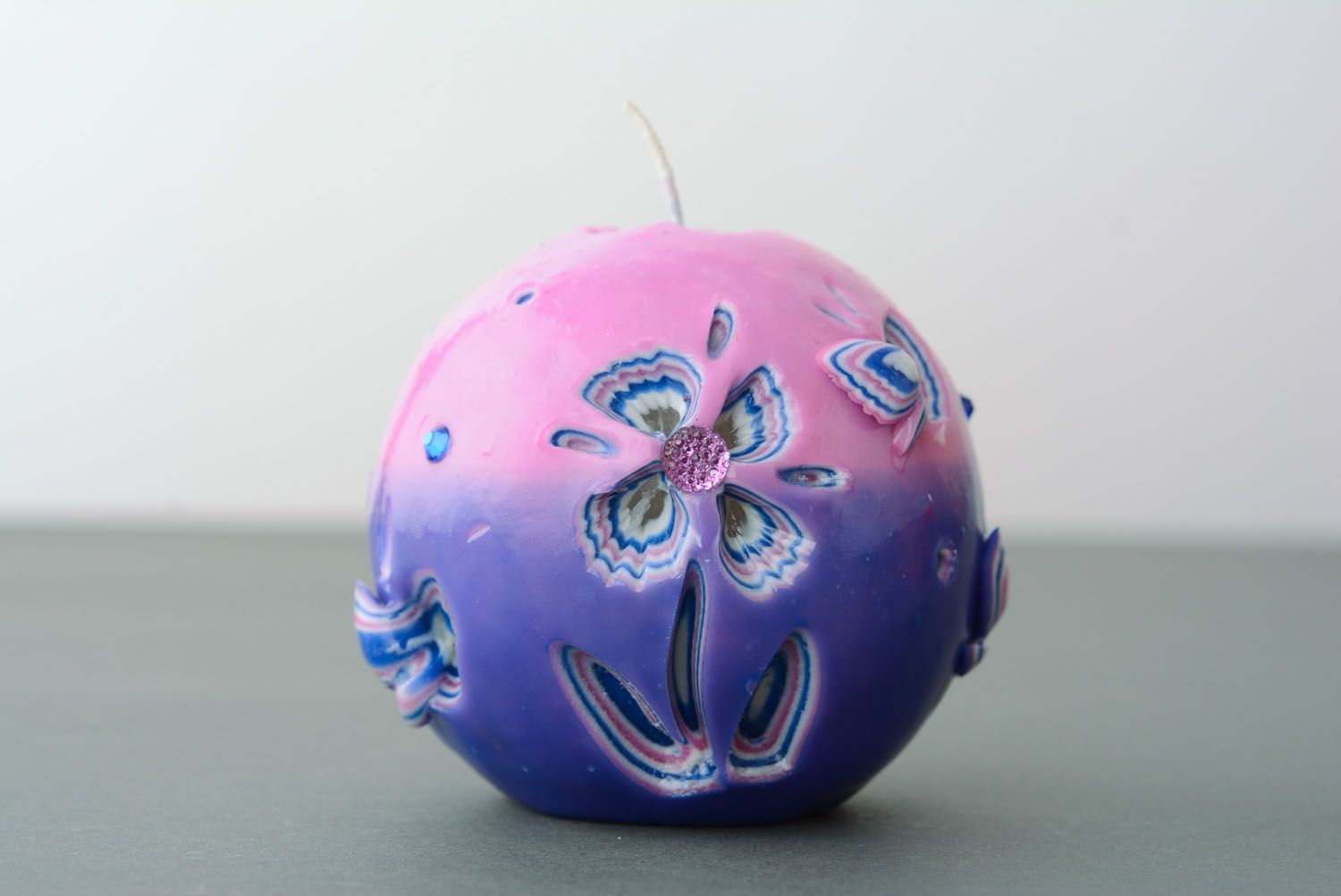 Carved ball-candle photo 5