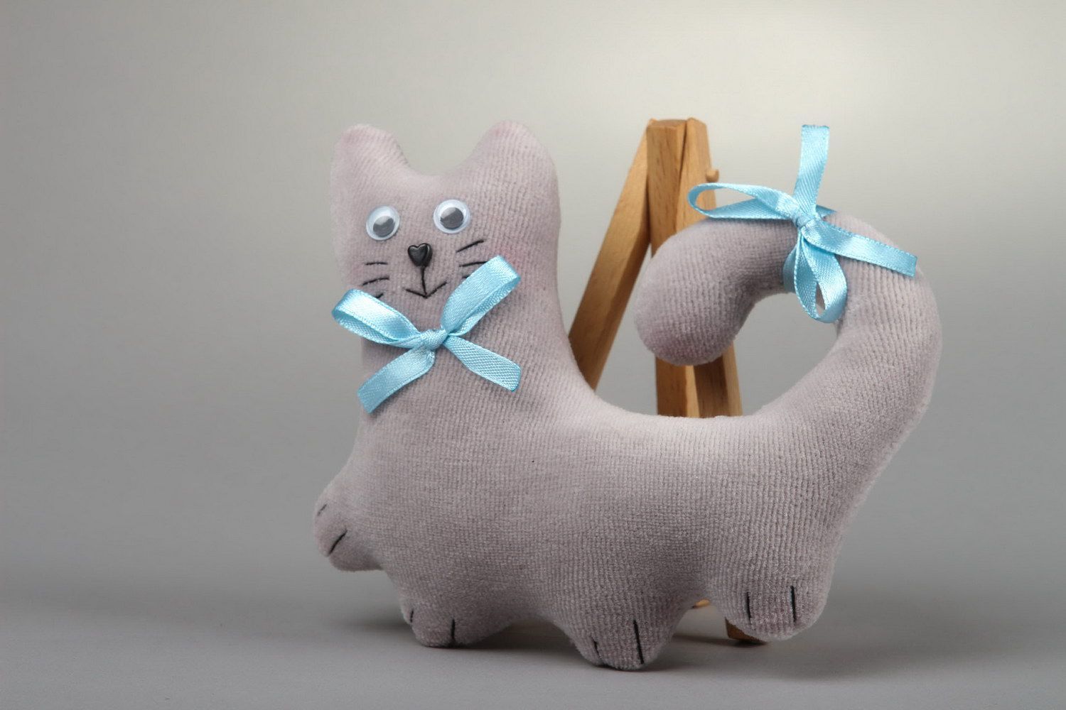 Fabric toy Tailed cat photo 4