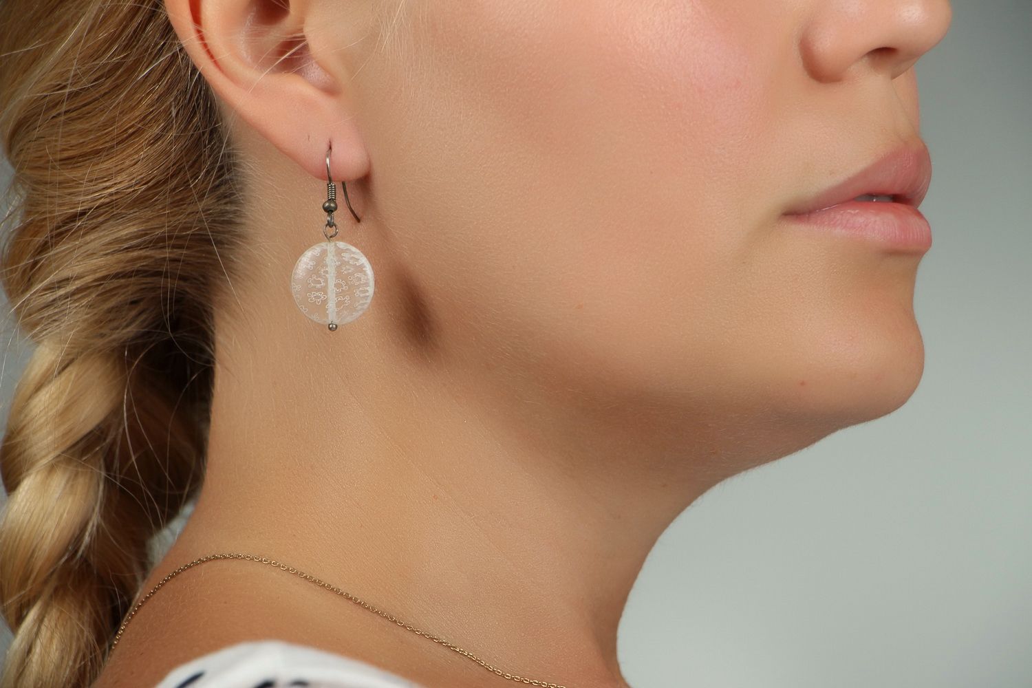 Glass earrings photo 5