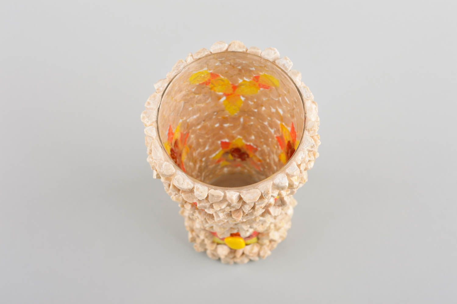 Vaso de cristal artesanal creativo utensilio de cocina menaje del hogar foto 4
