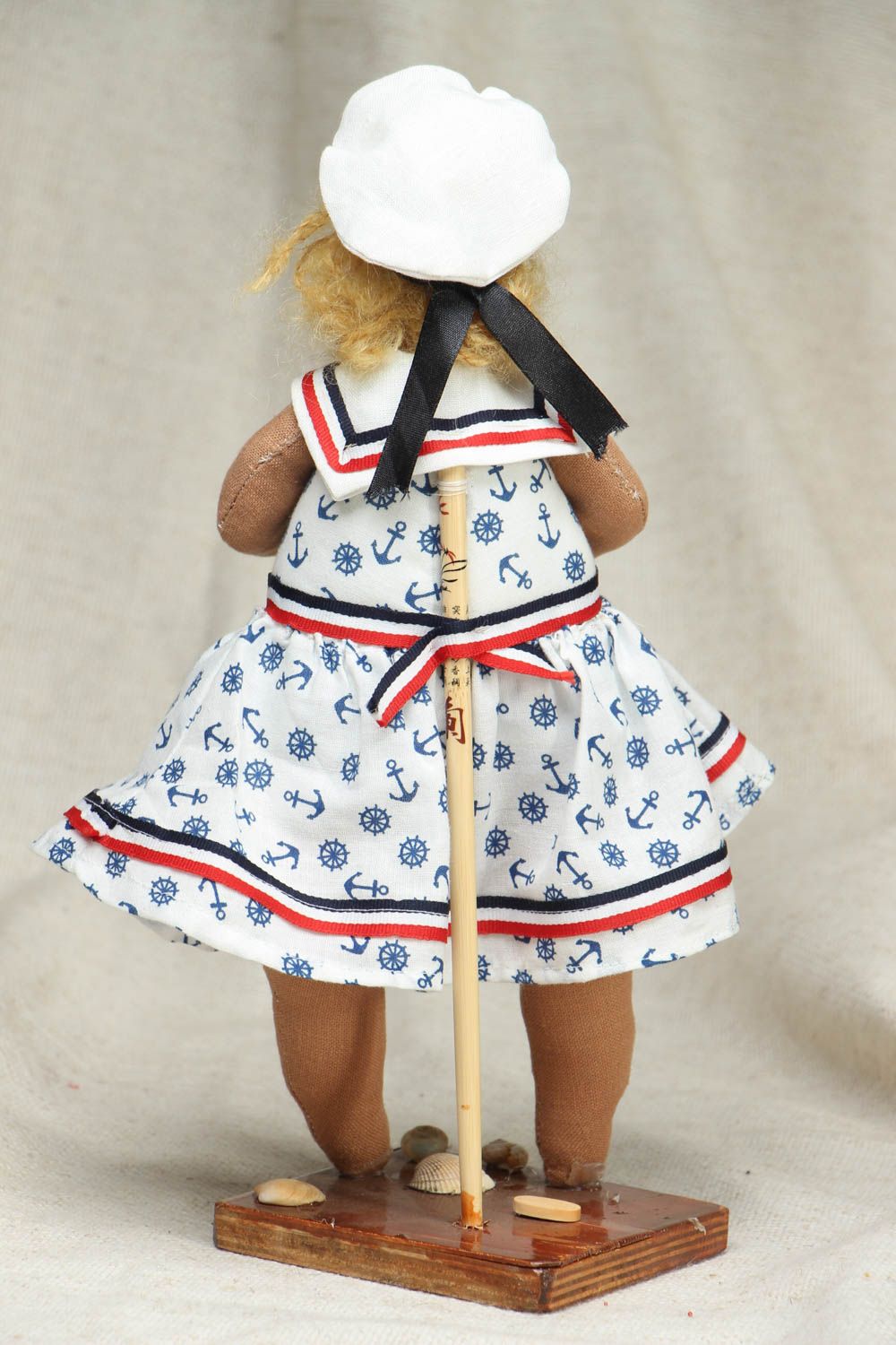 Дизайнерская кукла подарок ребенку Морячка фото 3