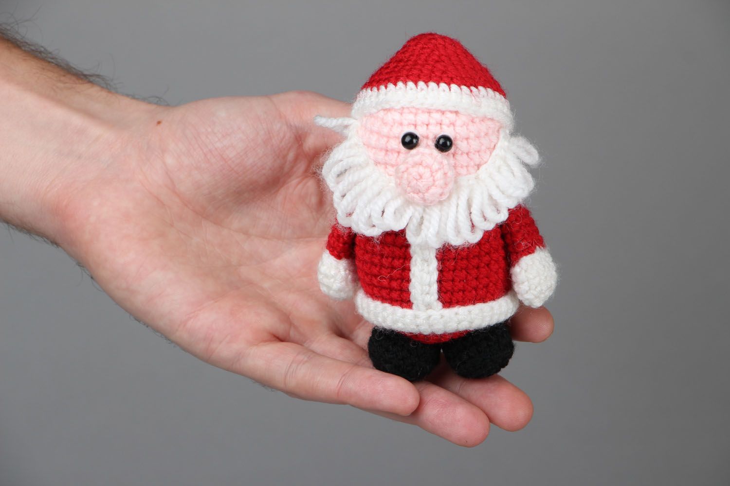 Мягкая игрушка Дед Мороз  фото 4