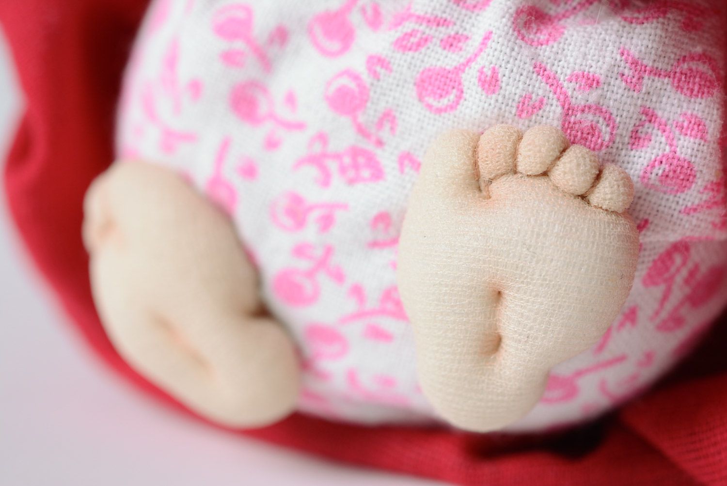 Muñeca de tela de caprón amuleto para casa bonita artesanal Ama de casa foto 5