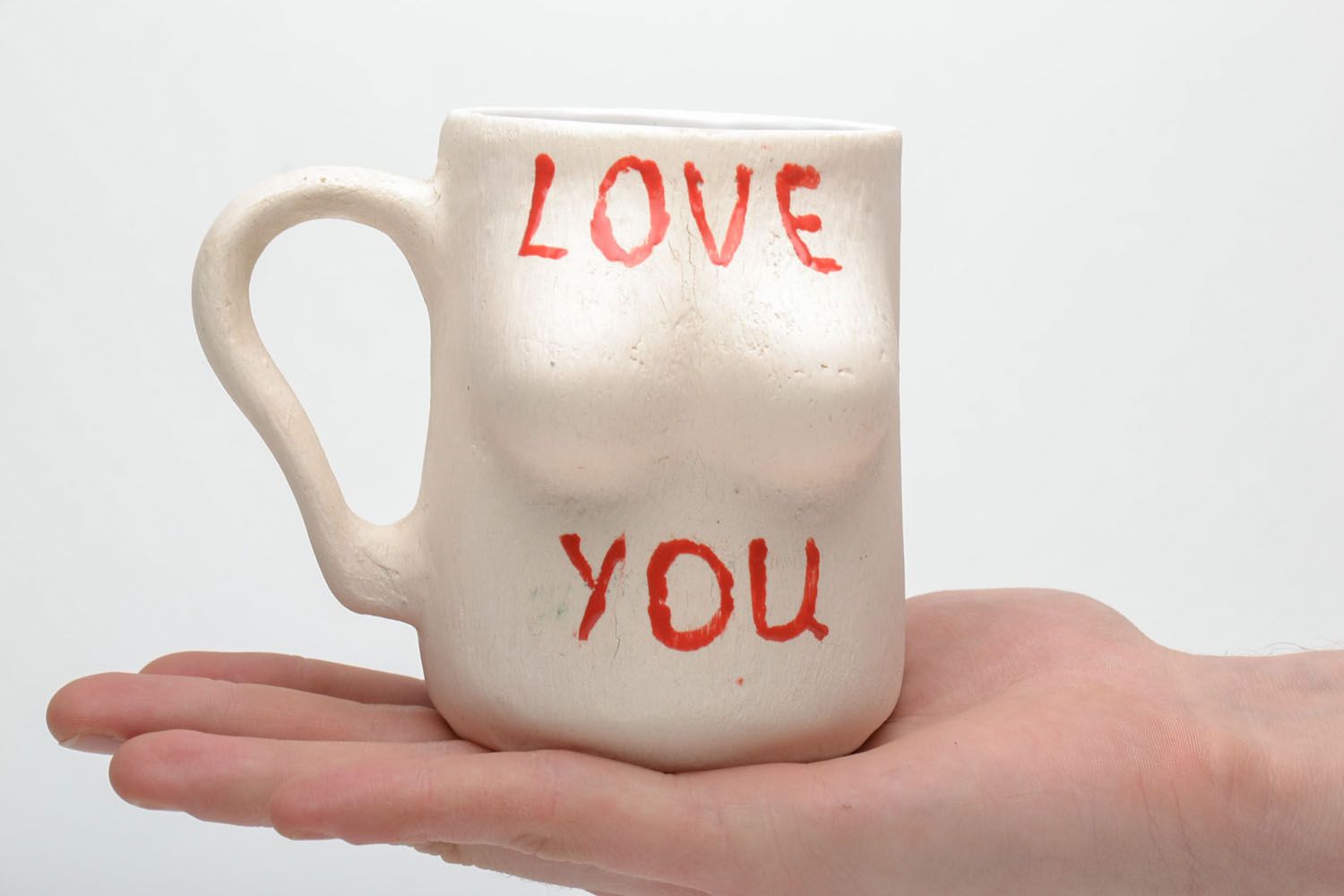Keramik Tasse Ich liebe Dich foto 5