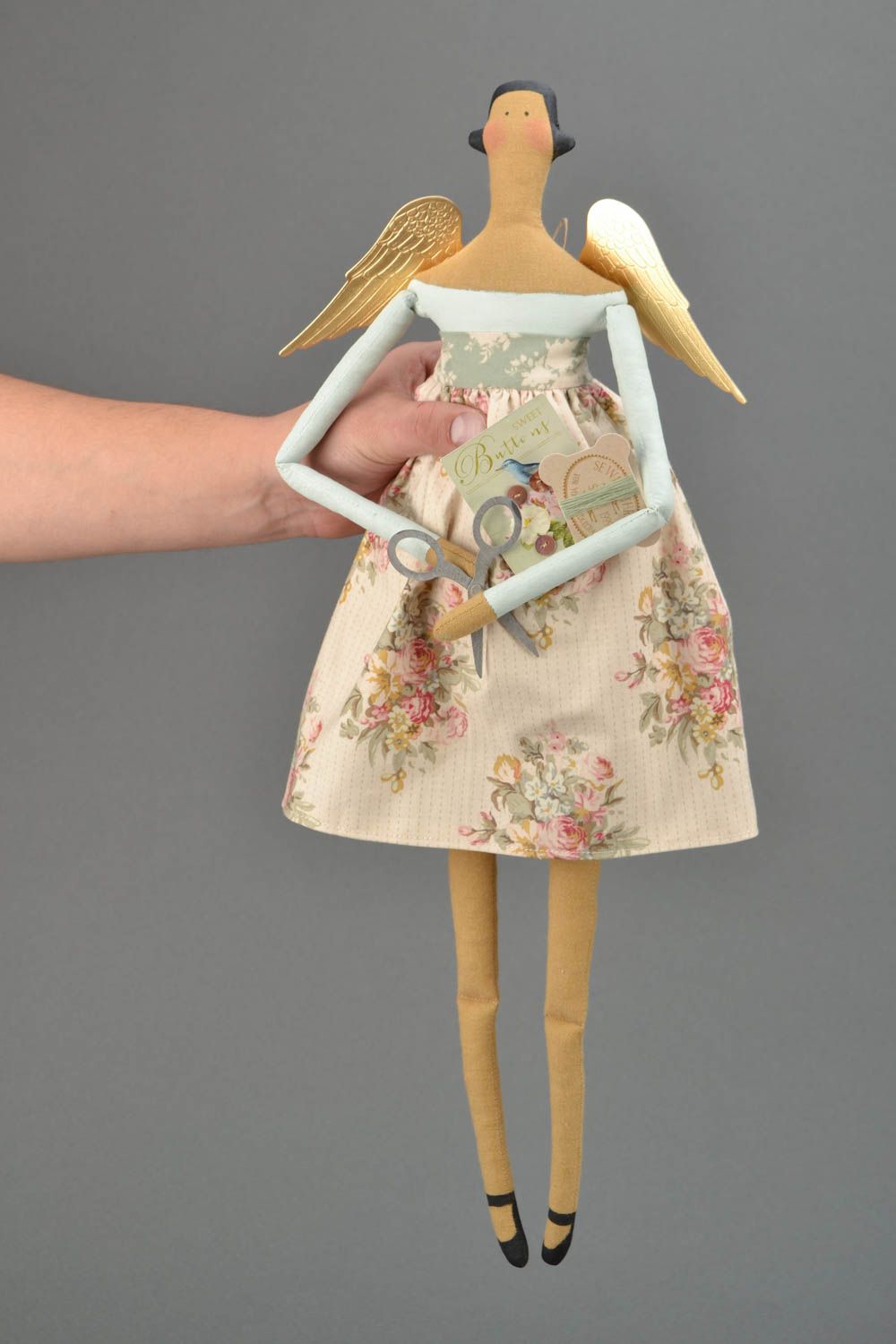 Collectible fabric doll photo 2