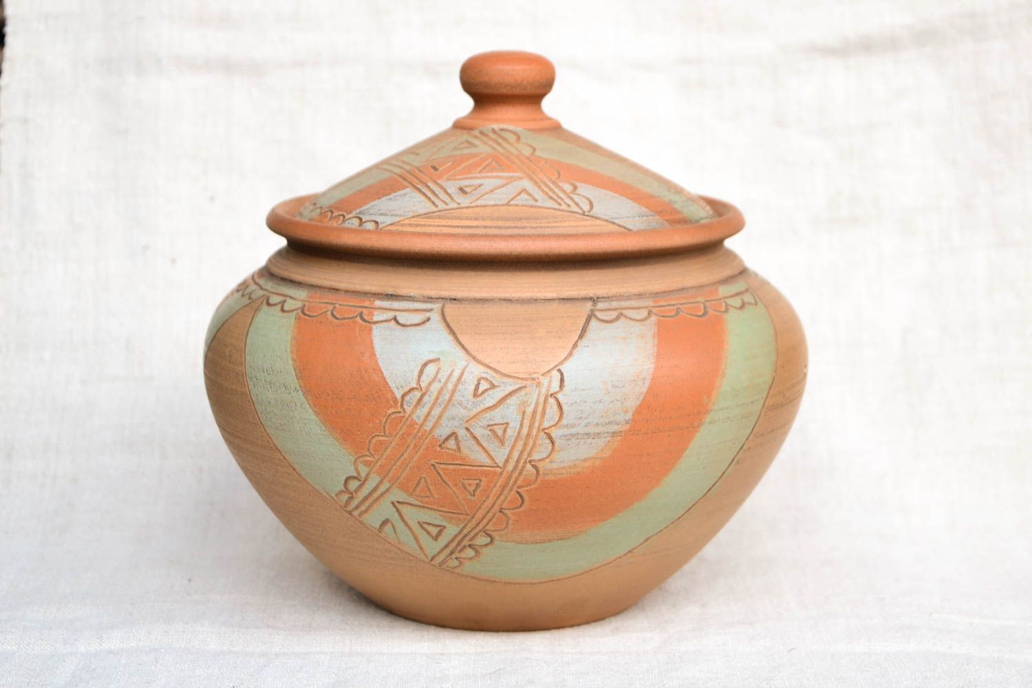Handmade bowl clay pot unusual tableware beautiful tableware gift ideas photo 5