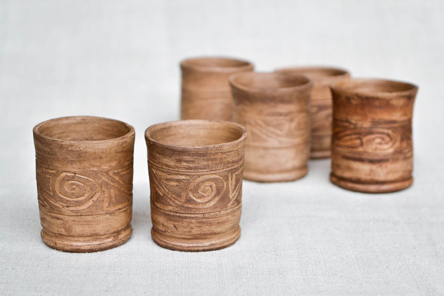 Juego de chupitos hecho a mano vasos de chupito de cerámica regalo original foto 4