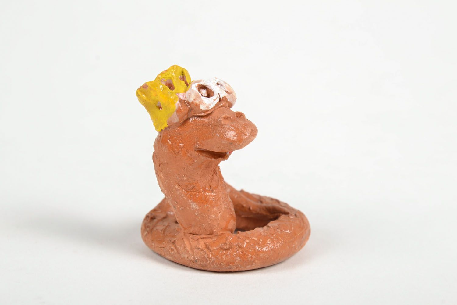 Ceramic statuette in the shape of snake photo 5