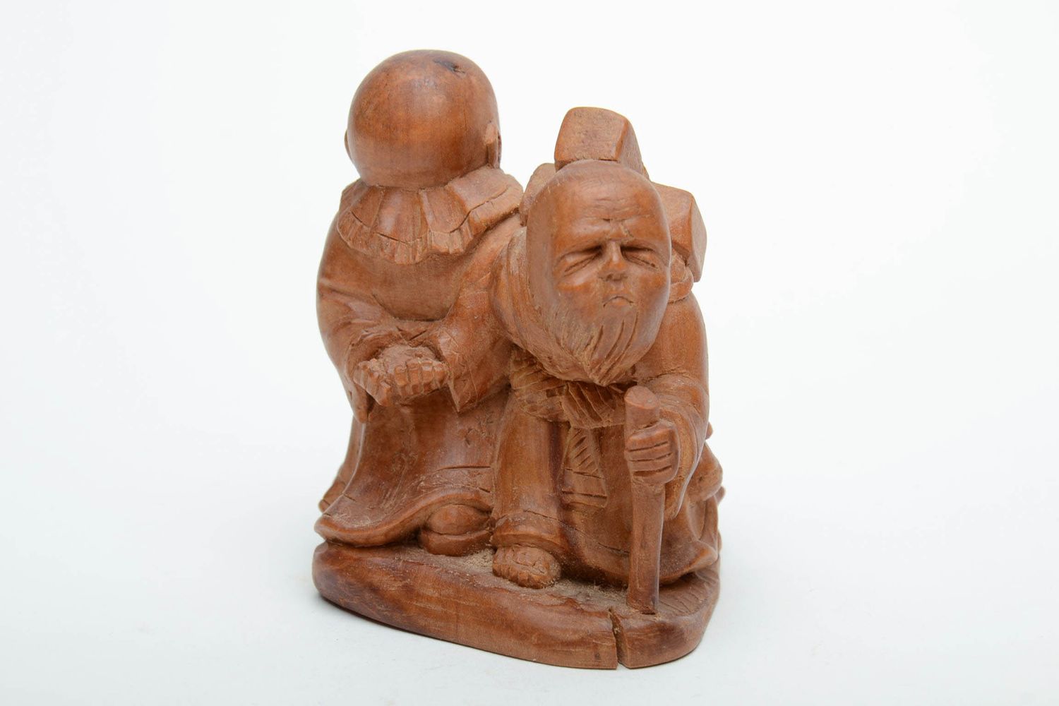 Handmade Statuette aus Holz foto 4