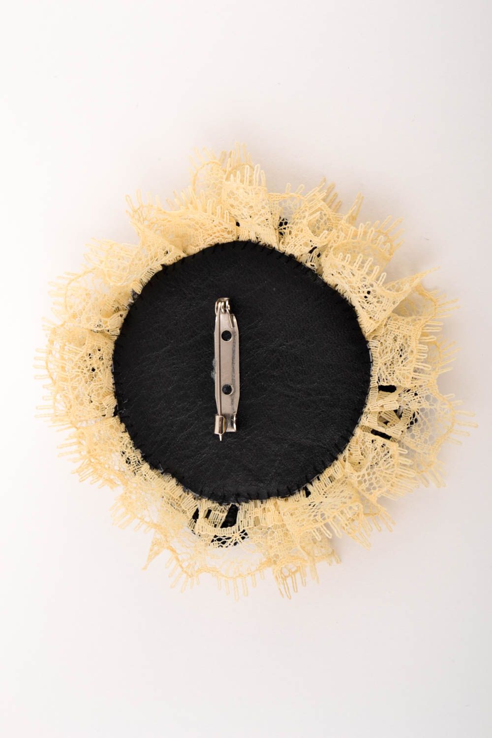 Broche de abalorios hecho a mano accesorio de moda regalo original para mujer foto 2