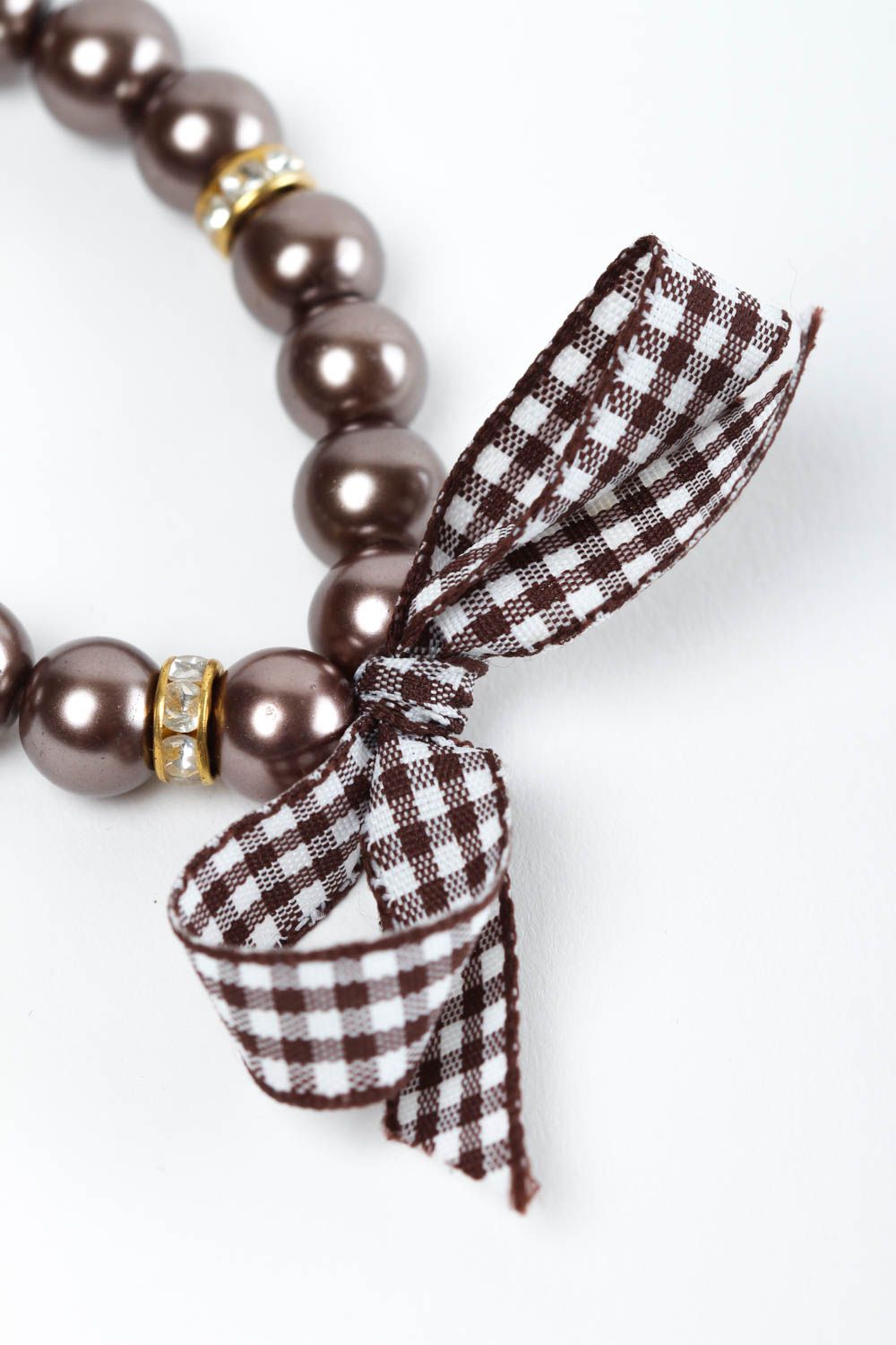 Pulsera original hecha a mano de perlas accesorio para mujeres regalo original foto 3