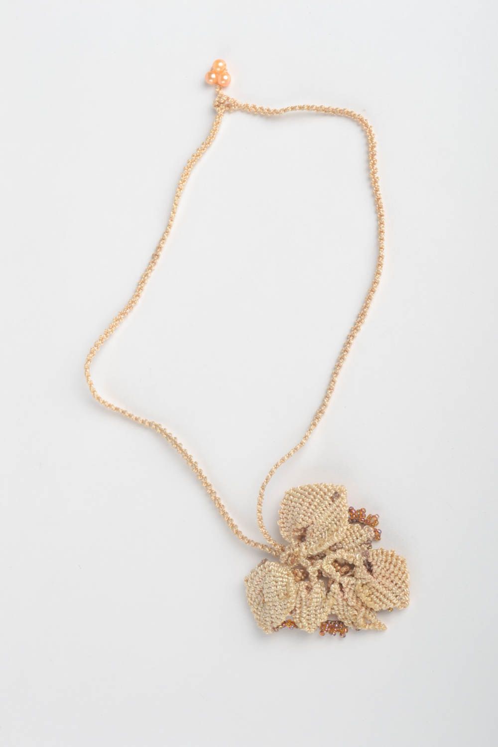 Rocailles Kette Halskette mit Anhänger Schmuck handgemacht Halskette für Frauen foto 3