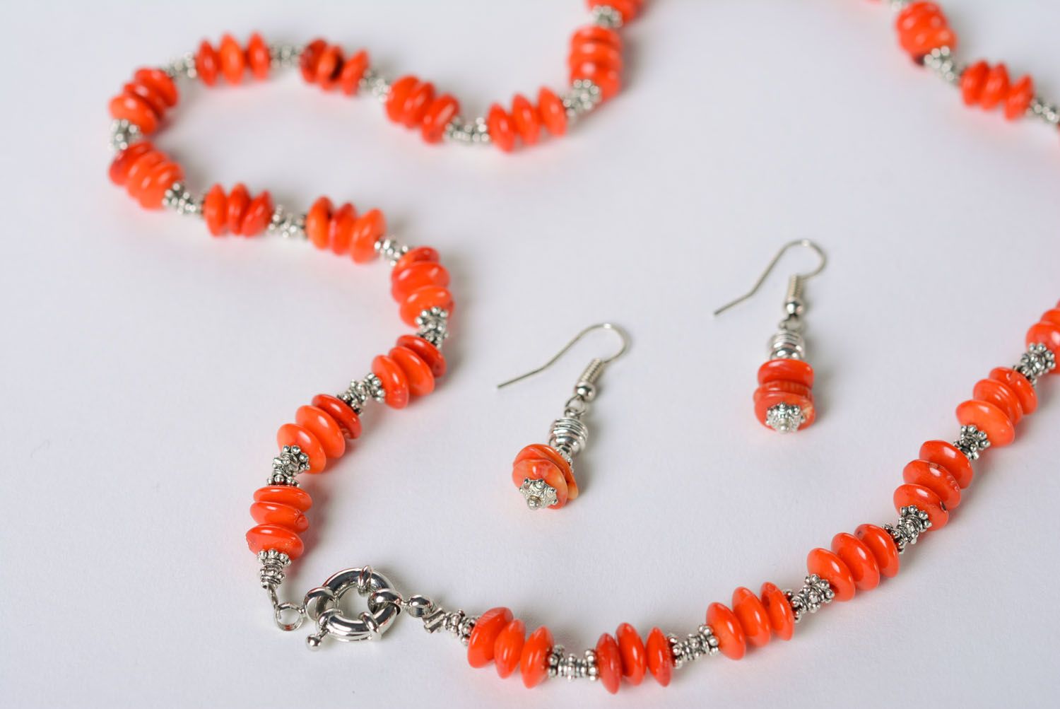 Set of coral jewelry  photo 3