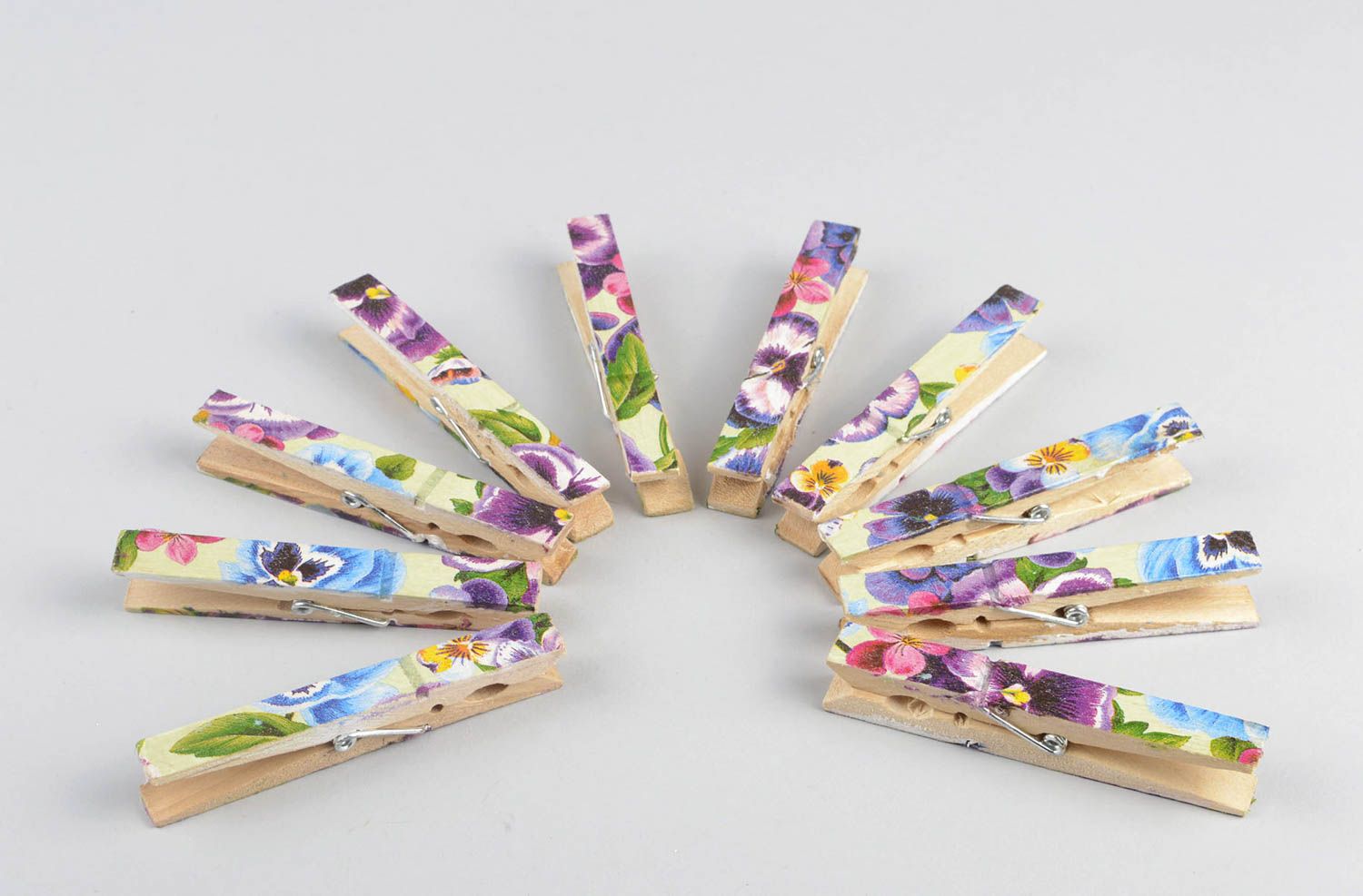Handmade clothespins wooden accessories decorative clothespins unusual souvenirs photo 2