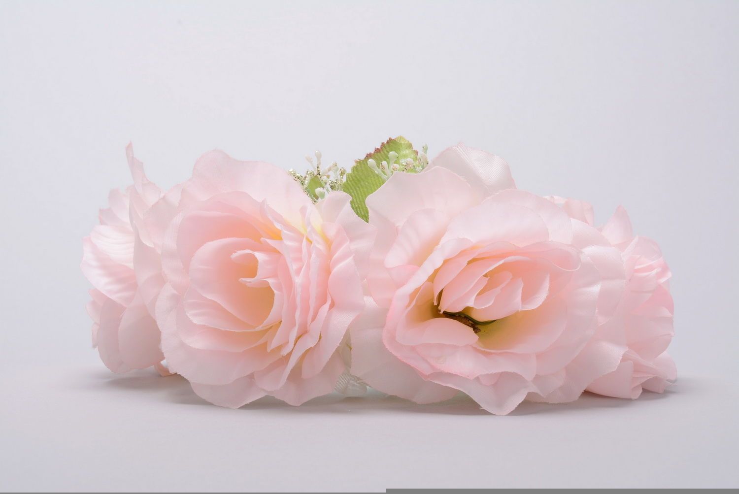 Haarreif aus rosa Blumen Zärtlichkeit  foto 5