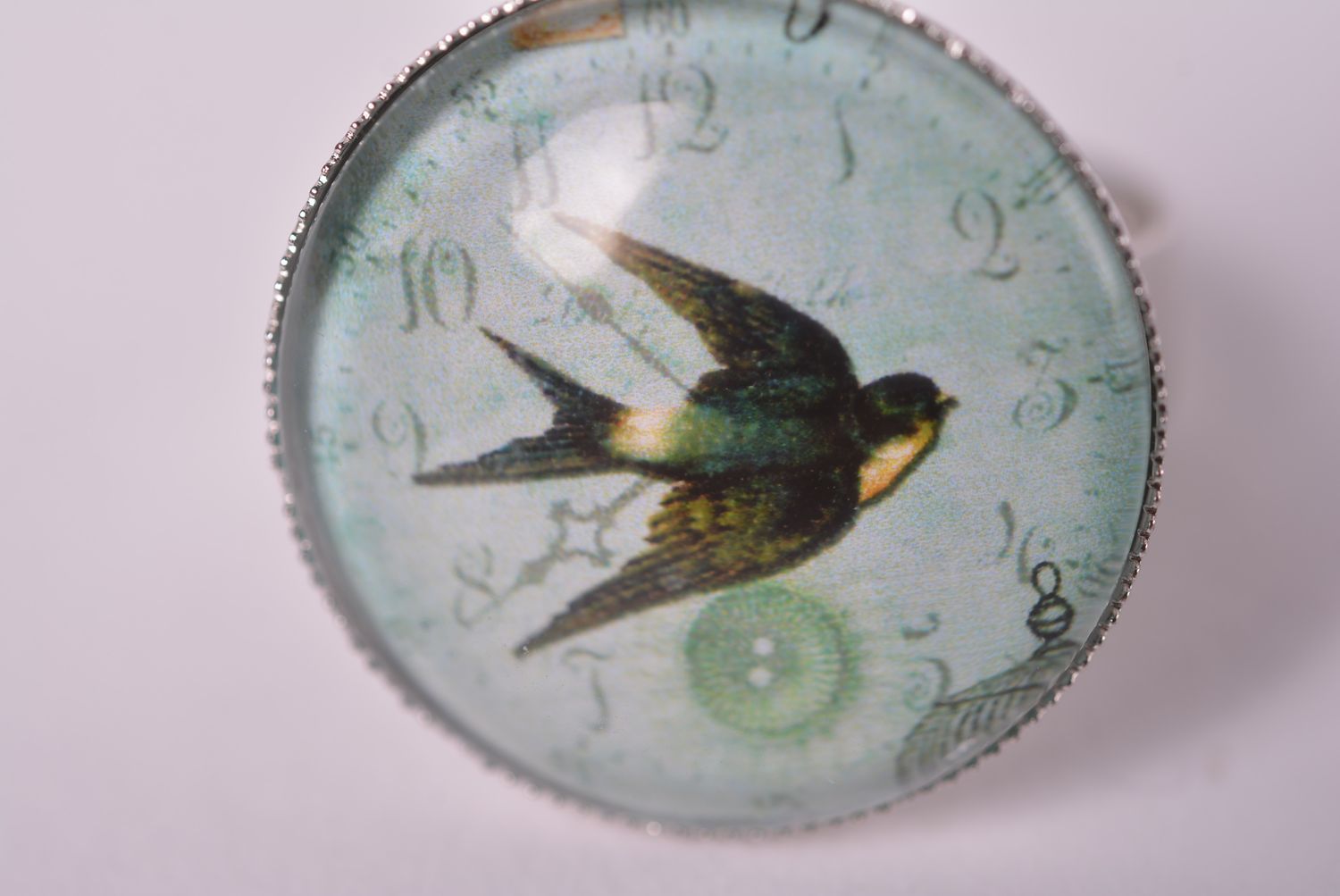 Handgefertigt Ring Damen hochwertiger Modeschmuck ausgefallener Ring schön foto 9