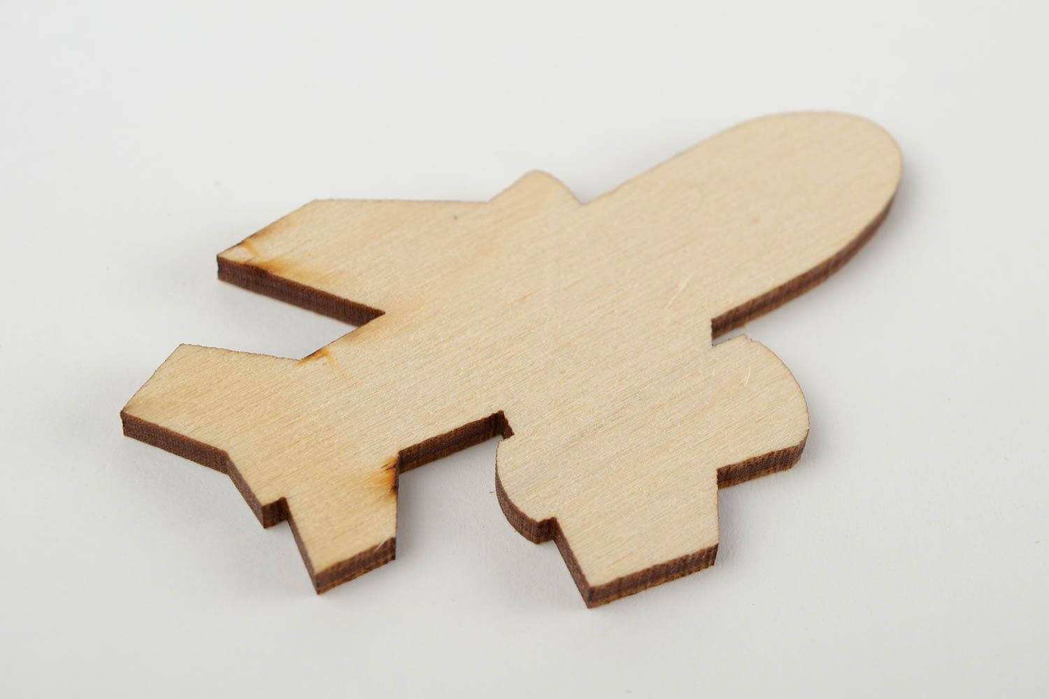 Plane Figur handmade Holzrohling zum Bemalen Holzartikel zum Gestalten foto 4