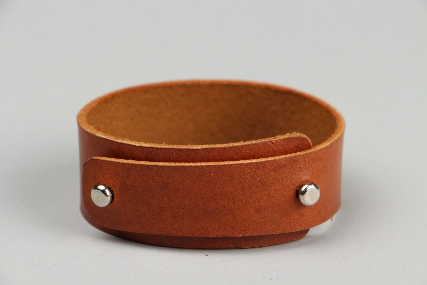 Leather bracelet for the hand photo 3