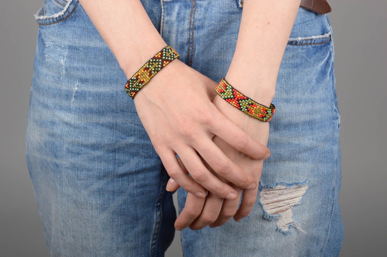 Dos pulseras de abalorios hechas a mano regalo original accesorios para mujer foto 5