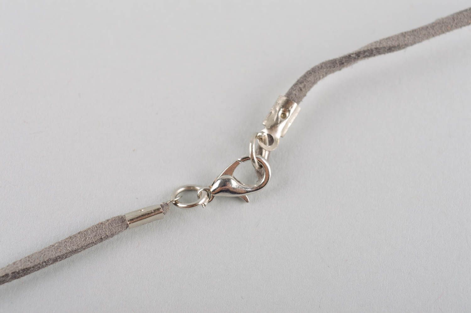 Wooden pendant handmade beaded pendant for women cord pendant fashion jewelry photo 5