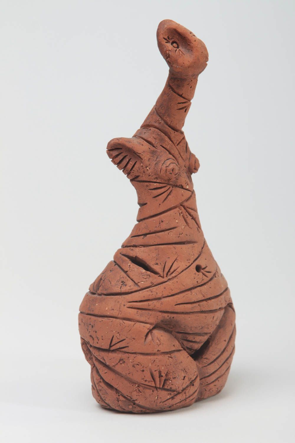 Figurine décorative fait main Statuette ethnique Cadeau original céramique Fille photo 2