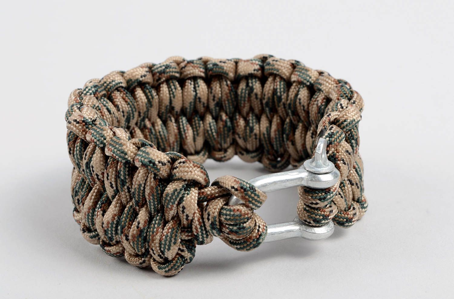 Beautiful handmade bracelet designs woven cord bracelet textile jewelry photo 2