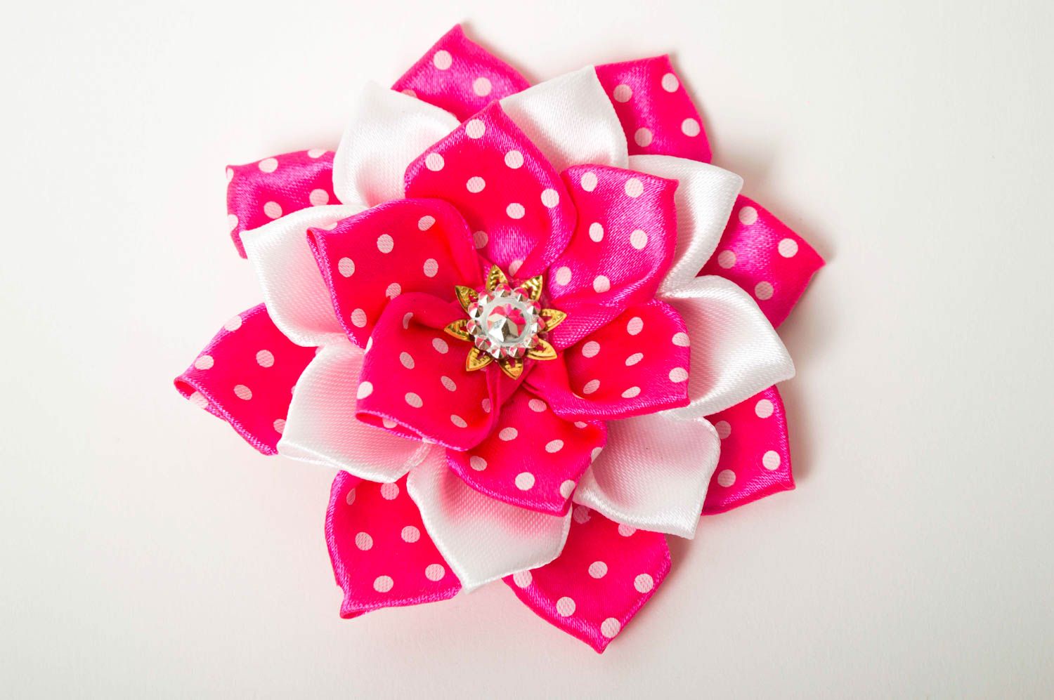 Handgemachte Blume Haarspange in Rosa schöne Haarspange
Geschenk für Mädchen foto 2