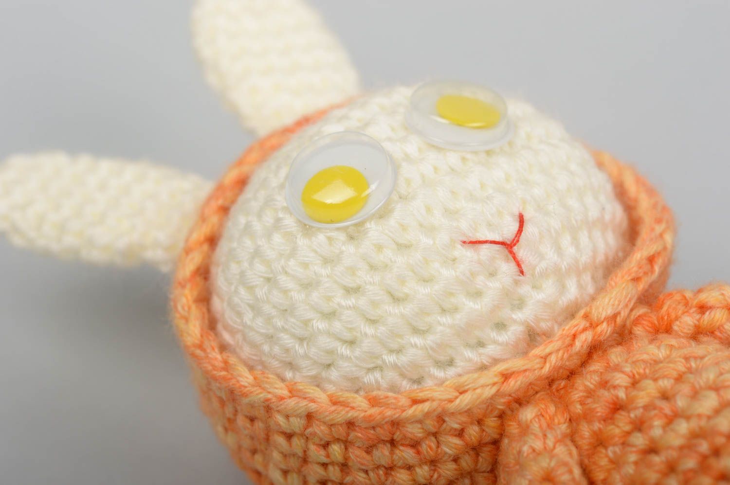 Unusual handmade crochet soft toy stuffed toy for kids nursery design photo 4