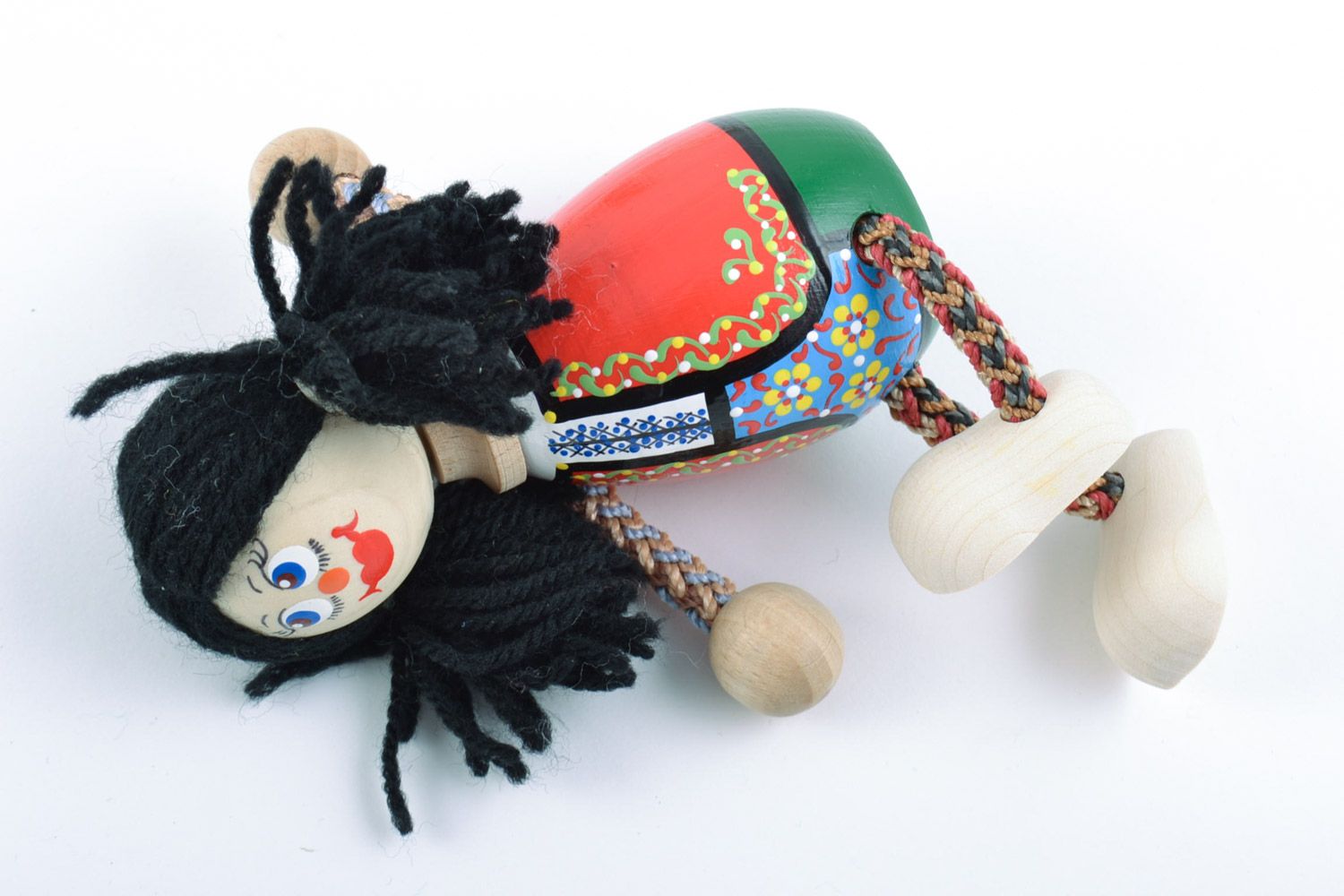 Designer entwickeltes einzigartiges handmade Spielzeug Mädchen mit langen Haaren  foto 5