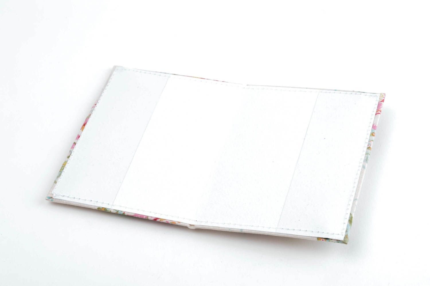 Etui passeport Couvre passeport fait main tissu original Accessoire textile photo 4