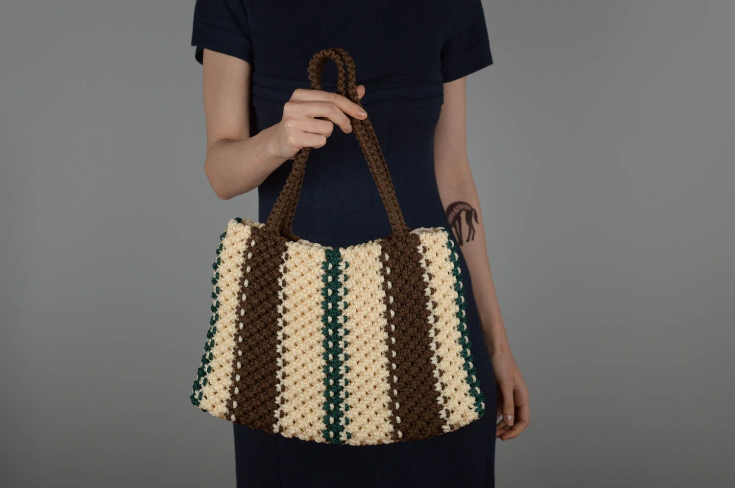 Handbags for women handmade bag macrame bag handmade gifts designer accessories photo 5