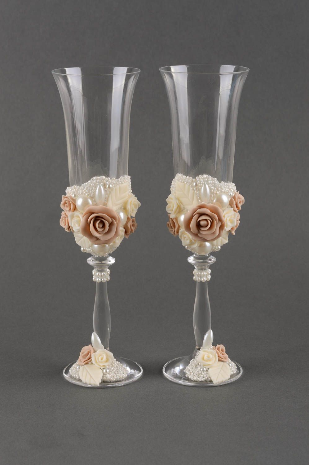 Best wine glasses wedding champagne glasses handmade wedding accessories photo 2