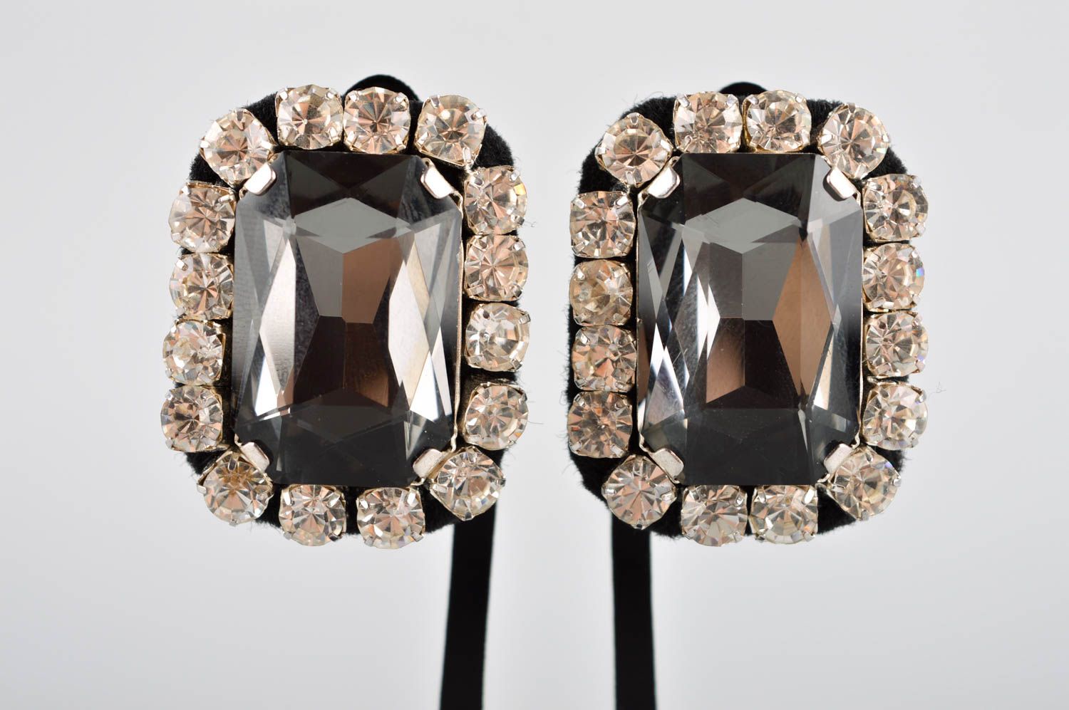 Handmade clip earrings designer accessories fashion earrings gifts for women photo 2