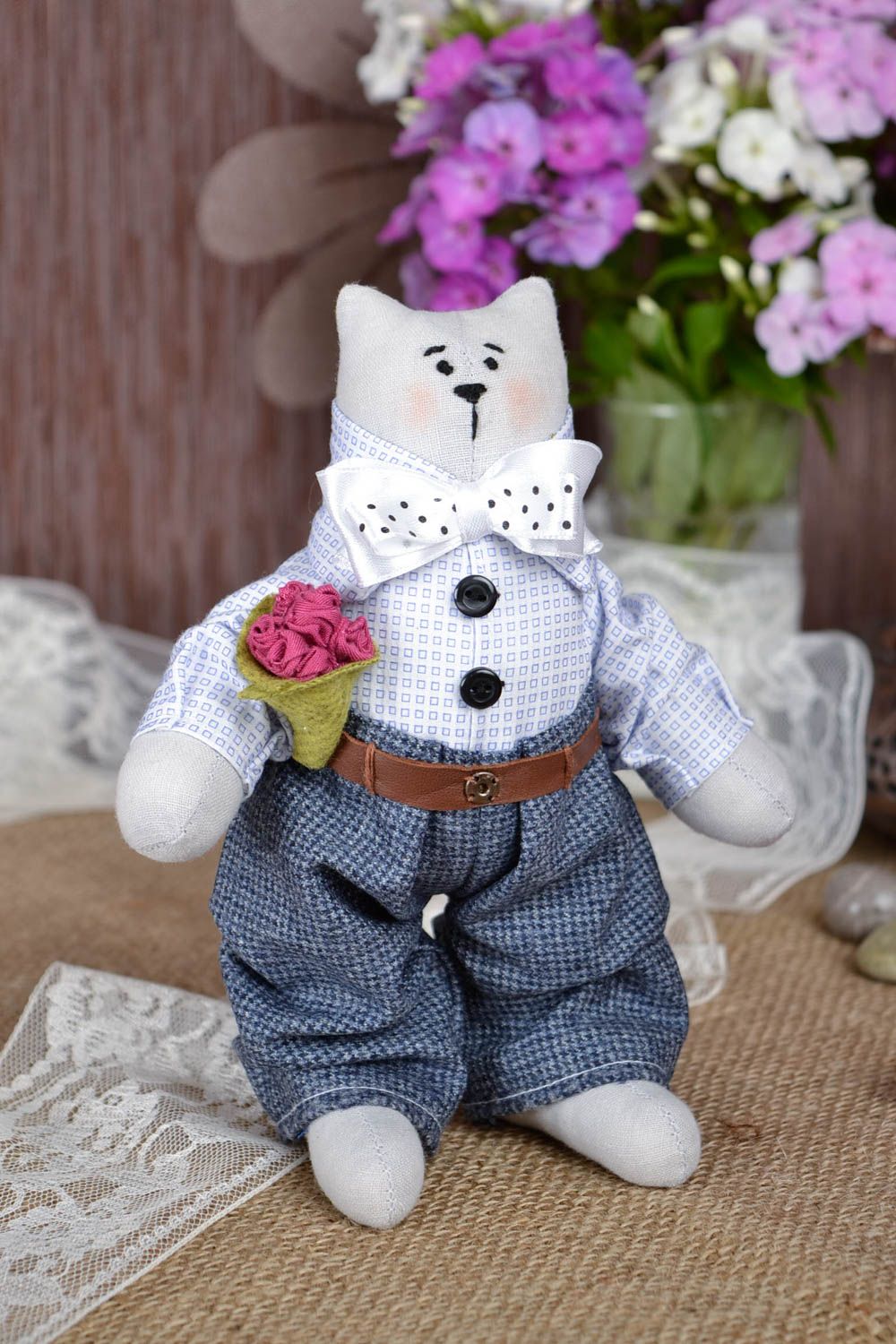 Soft toy stuffed animals handmade toys nursery decor unique gifts for kids photo 1