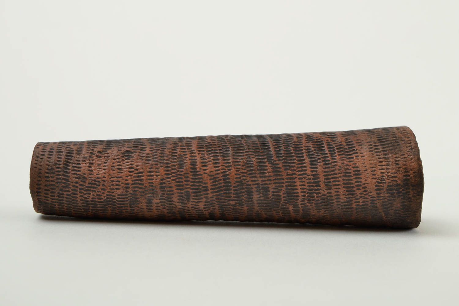 Ton Pfeife handmade Tabak Pfeife in Braun Accessoire für Männer stilvoll foto 3