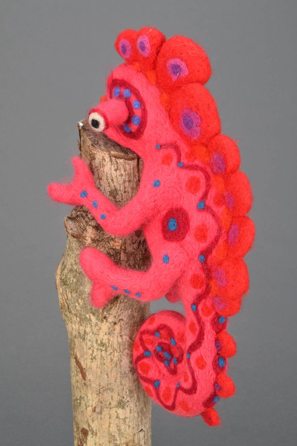 Bright designer toy felted of wool photo 3