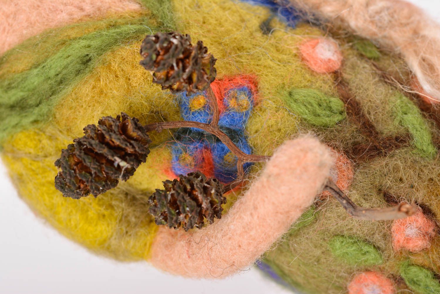 Handmade toy woolen toy felted wool toy unusual gift for children nursery decor photo 5