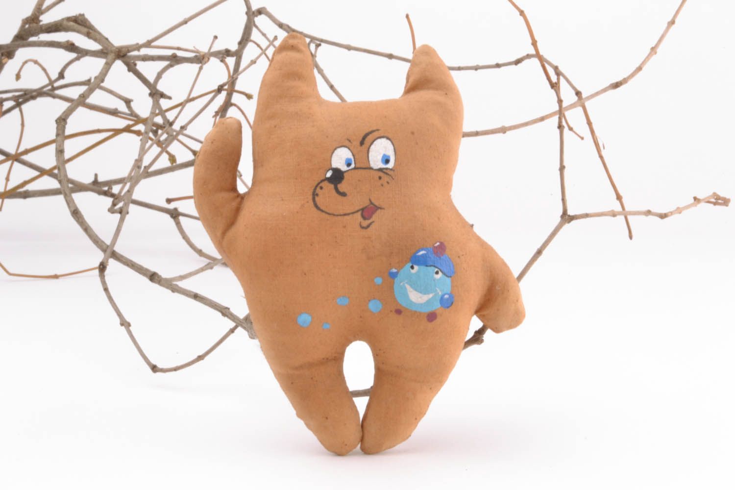 Gingerbread toy wolf  photo 1