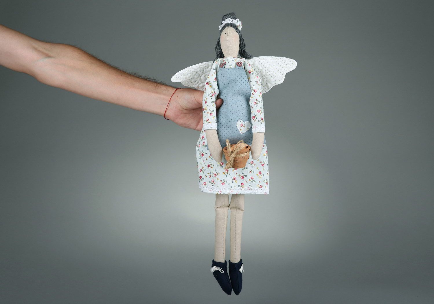 Puppe aus Stoff Engel der heimischen Behaglichkeit foto 3