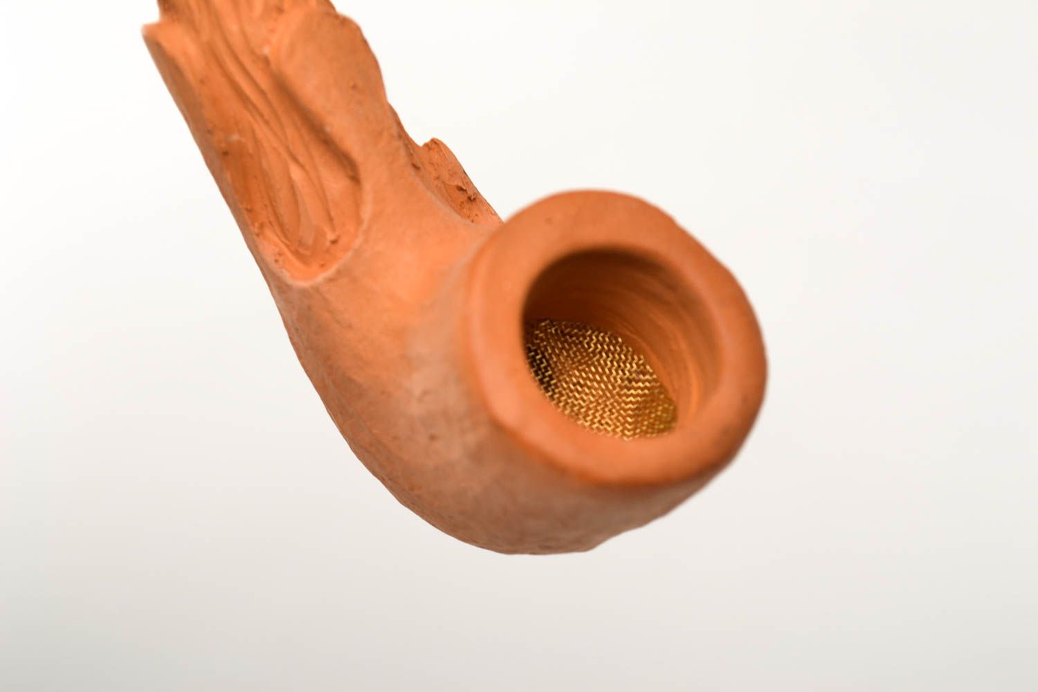 Pfeife zum Rauchen handgefertigt Keramik Handarbeit Geschenk für Männer foto 3