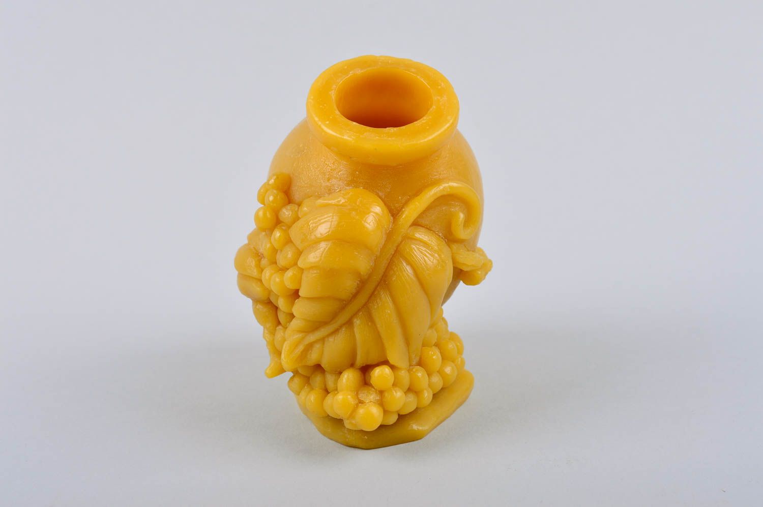 4 inches handmade beeswax pitcher for table décor 0,35 lb photo 3