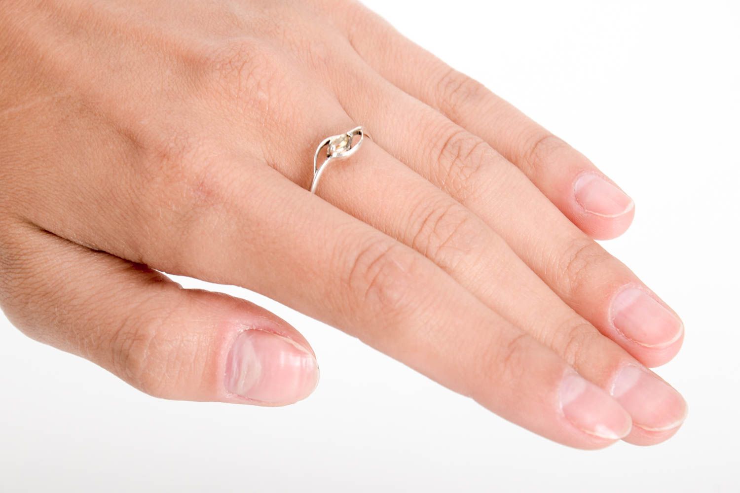 Ring Damen Handmade Schmuck Ring aus Silber Designer Accessoires Geschenk Ideen  foto 1