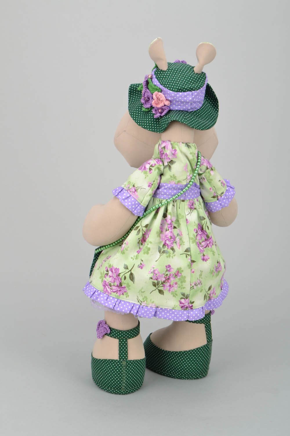 Soft toy Hippo-girl photo 3