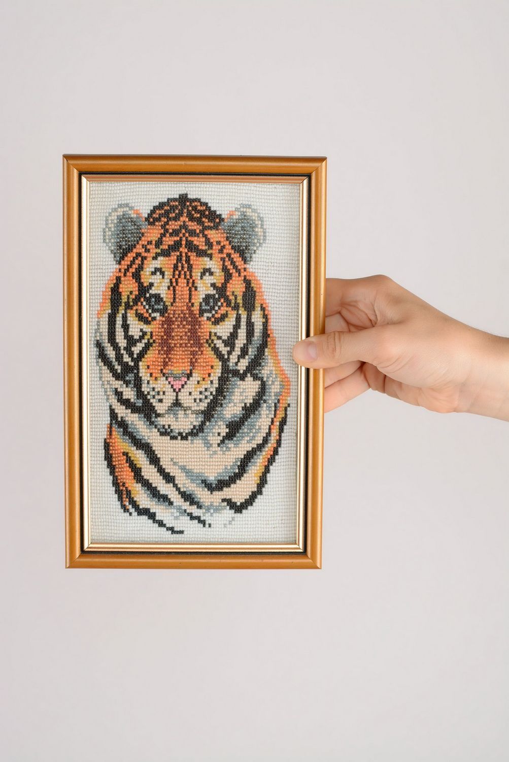 Woven Painting Tiger photo 1