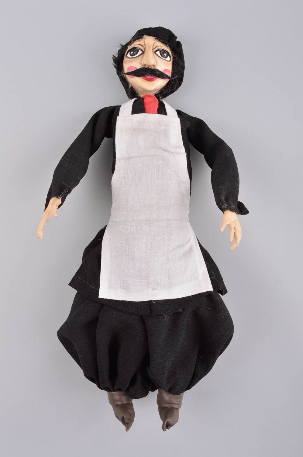 Кукла ручной работы авторская кукла интерьерная керамическая кукла Духанщик фото 2